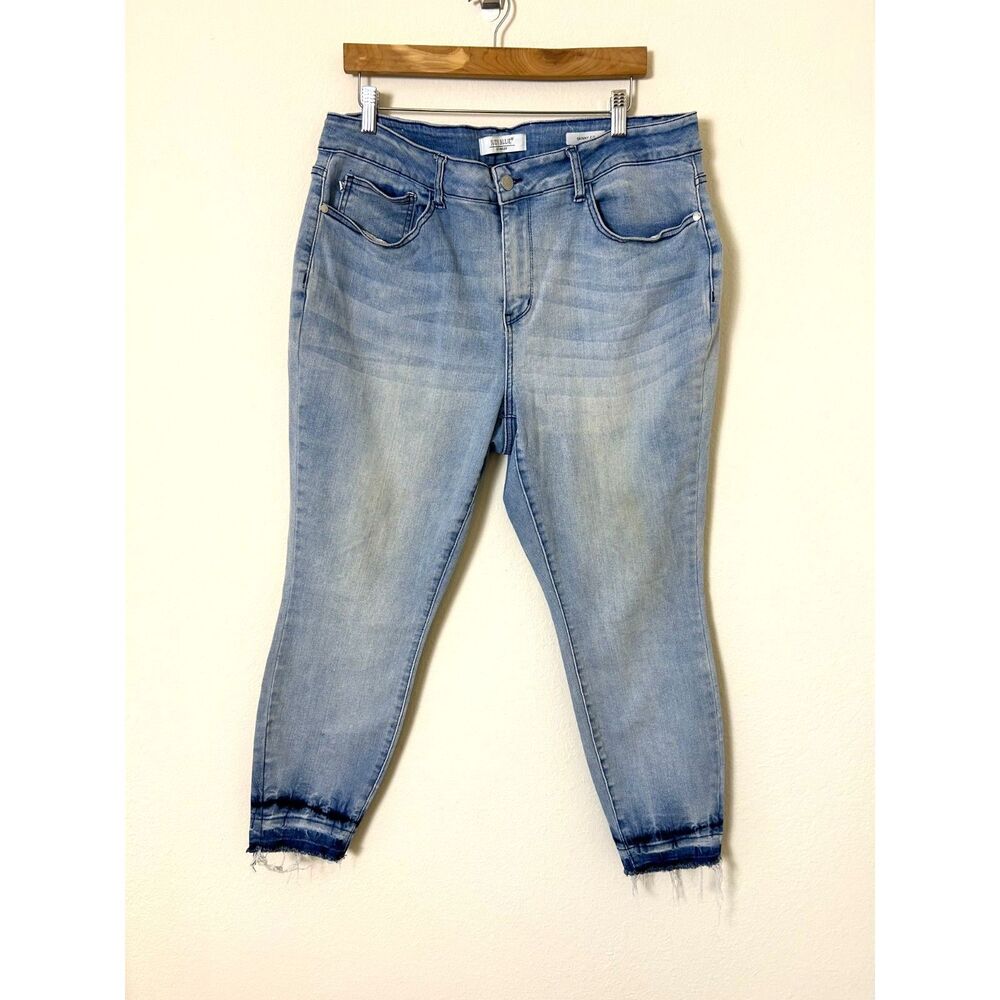 Judy Blue Skinny Fit Released Hem Jeans Size 20 Womens - Picture 1 of 10